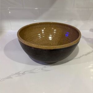 Elegant Brown Ceramic Bowl